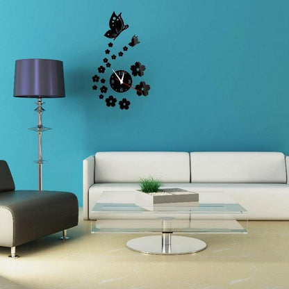 Acrylic Clocks Watch Wall Clock Modern Design 3D Mirror Watches Home Decoration Living Room 3D Mirror Surface Wall Clock Creative Mute Wall Stickers for Home Living Room Office Decoration Gifts