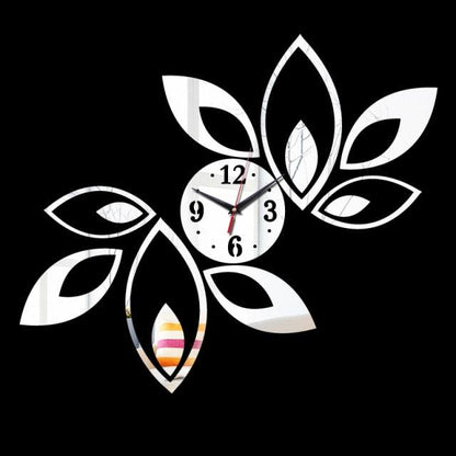 Acrylic Mirror Wall Clock Stickers Modern Decor Living Room Gift Home Furniture Sticker Mirror Frameless Large Wall Clock Kit for Home Living Room Bedroom Office Decoration