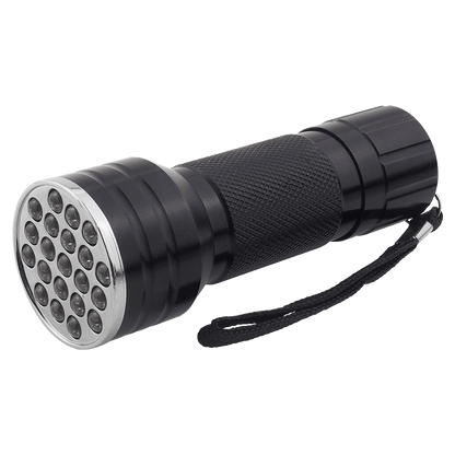 Adjustable Rechargeable UV Flashlight Black Light 21LED 12LED Handheld Portable Torch Light Ultraviolet Flashlight Detector Flashlight Torch For Bed Bug Dog Urine Pet Stains Matching With Pet Odor Eliminator