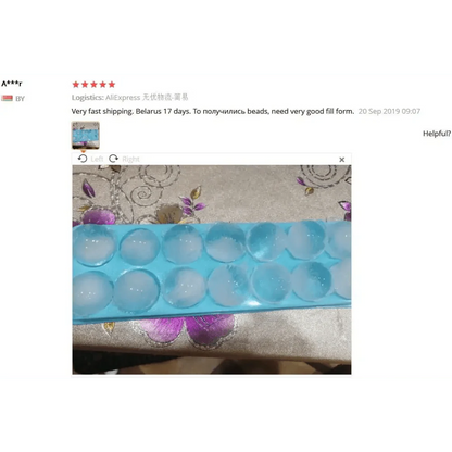 Amazing Plastic Molds Ice Tray 14 Grid 3D Round Ice Molds Home Bar Party Use Round Ball Ice Cube Makers Kitchen Ice Cream Moulds