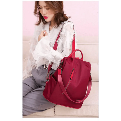 Amaznig Anti-theft Backpack In Waterproof Fabric Large Shoulder Bag With Large Capacity For Women And Men