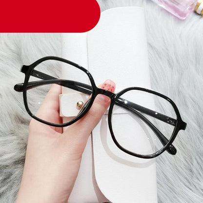 Anti-blue Light Women  Men Reading Glasses Eyestrain Computer Reading TV Glasses Stylish Frame Anti Glasses Men And Women  Retro Big Frame Myopia Eyeglasses Oversized  Ladies Diopter Presbyopia Eyeglasses Frames +1.0 +1.5 +2.0 +2.5 +3.5 +4.0