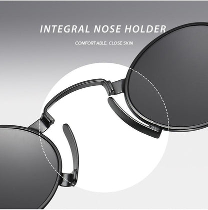 Anti Reflective Retro Eyeglasses Metal Oval Shape  Sunglasses For Women & Men Retro Design  Sun Glasses For Unisex New Colorful Frames New Popular Design