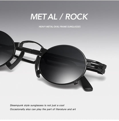 Anti Reflective Retro Eyeglasses Metal Oval Shape  Sunglasses For Women & Men Retro Design  Sun Glasses For Unisex New Colorful Frames New Popular Design