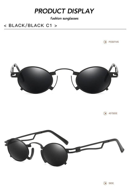 Anti Reflective Retro Eyeglasses Metal Oval Shape  Sunglasses For Women & Men Retro Design  Sun Glasses For Unisex New Colorful Frames New Popular Design