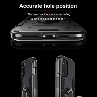 Anti Shock Case For iPhone 11 12 13 14 Pro XR Xs Max X 8 7 6 Plus 5S Magnet Armor Case Cover For iPhone Bumper Back Cover Case Full Protection with Ring Holder & in-Built Kickstand 360 Degree Protection