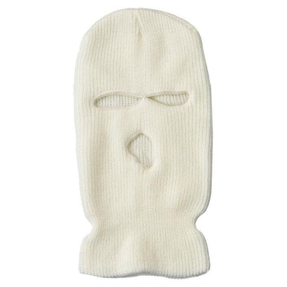 Army Tactical Mask 3 Hole Full Face Mask Ski Mask Winter Cap Balaclava Motorbike Motorcycle Helmet Full Helmet Neck Gaiter, Winter Balaclava Warm Knit Beanie for Outdoor Sports Outdoor Full Face Cover Thermal Ski Mask