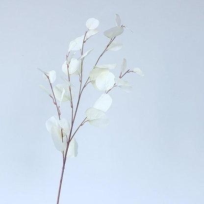 Artificial Eucalyptus Flower Plant Leaf Plastic Rod Long Branch Green Fake Plant Summer Autumn Home Bedroom Wall Decoration