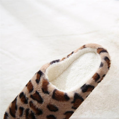 Autumn Winter Home Slippers Women Cotton Floor Shoes Plush Indoor Slippers Women Men Couple Warm House Slippers Slip On Bedroom Slippers With Comfy Fleece Lining