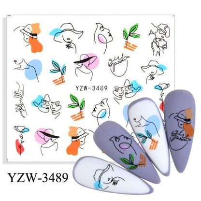 Avocado Fruit Transfer Nail Stickers Charms Winter Water Sticker For Nails Sliders Character Image Tattoo Decal Decoration Cute Summer Nail Art Stickers Summer Fruit Stickers on Nails Unicorn Banana Cherry Avocado Dog Strawberry Nail Art Decals