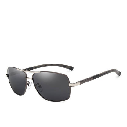 Brand Designer Men's Aluminum Magnesium Sun Glasses Polarized Mirror Lens Male Eyewear Sunglasses For Men