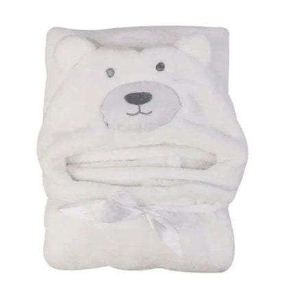 Baby Cartoon Hooded Towel Sleepwear Unique Soft Comfortable Bath Towel Elegant Babies Warm Indoor Cute Bathrobes