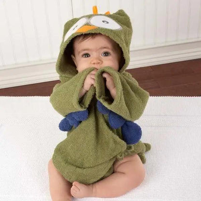 Baby Cute Mini Cartoon Bathrobes Soft Comfortable Bathrobe Warm Bath Towel For Babies Infants Beach Indoor Towel Durable Blankets