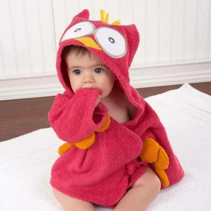 Baby Cute Mini Cartoon Bathrobes Soft Comfortable Bathrobe Warm Bath Towel For Babies Infants Beach Indoor Towel Durable Blankets