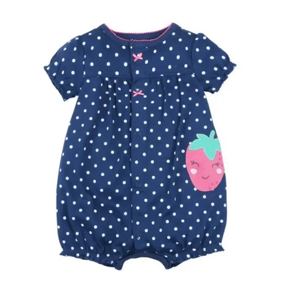 Baby Girl Clothes One-Piece Jumpsuits Baby Clothing Cotton Short Romper Infant Girl Clothes