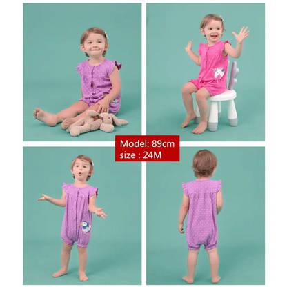 Baby Girl Clothes One-Piece Jumpsuits Baby Clothing Cotton Short Romper Infant Girl Clothes