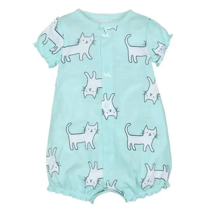 Baby Girl Clothes One-Piece Jumpsuits Baby Clothing Cotton Short Romper Infant Girl Clothes