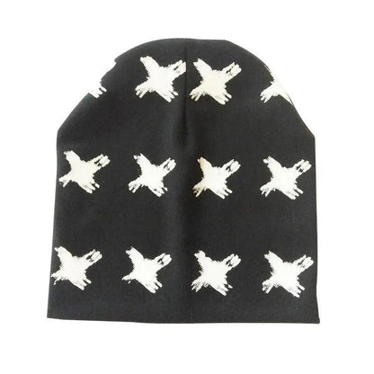 Baby Knit Cotton Cartoon Printed Baby Caps For Boys And Girls For Autumn And Winter Soft And Warm Cap