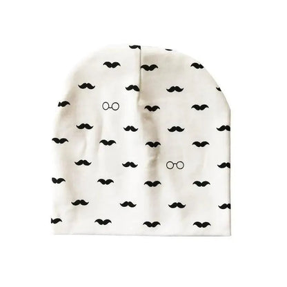 Baby Knit Cotton Cartoon Printed Baby Caps For Boys And Girls For Autumn And Winter Soft And Warm Cap