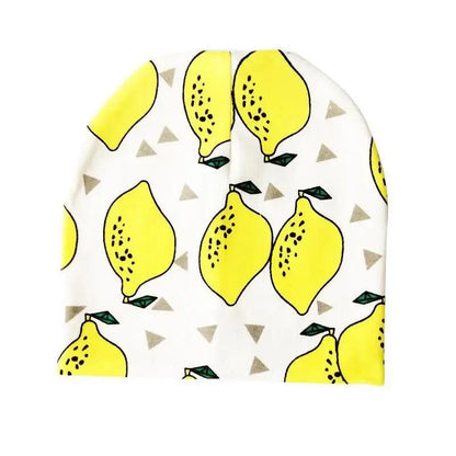 Baby Knit Cotton Cartoon Printed Baby Caps For Boys And Girls For Autumn And Winter Soft And Warm Cap