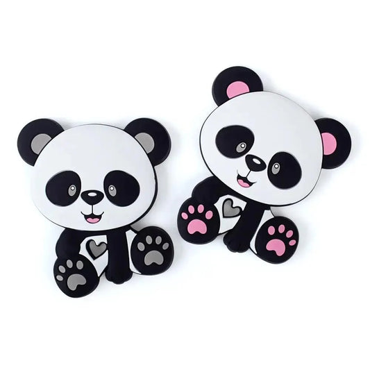Baby Silicone Teethers BPA Free Teething Toy Animals Koala Bear Dog Teether Silicone Beads