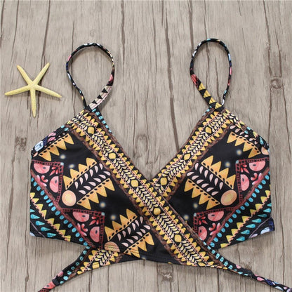 Bandage Bikini String Strappy Swim Wear Bathing Suit Swimsuit Beachwear Swimwear Women Bikini Women's Halter Bandage Bikini Strappy Bottom Two Piece Swimsuits