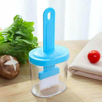 BBQ Brush Cleaning Nylon/Silicone Brush Baking Bread Cooking Oil Cream Tools Multipurpose Kitchen Utensil Tool Silicone Oil Bottle Brush Barbecue Portable Dining Restaurant Kitchen Cooking BBQ Accessories