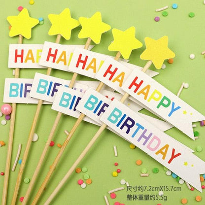 Bear Candle Birthday Cake Props Topper Card Cute Fantasy Cup Dessert Smiley  Love Bear  Table Dress Up Cake Props Party Cake Decor Supplies Toppers Birthday Cupcake Topper Various Cake Decorations for Birthday Party Photo Prop