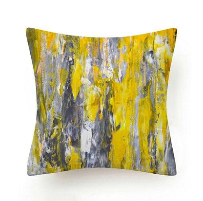 Beautiful Blue Print Polyester Pillow Case Waist Soft Fiber Cushion Sofa Car Cushion Cover Artwork Home Decorative Pillows Covers Cushion Cover For Bedroom Sofa Living Room Home Pillowcase