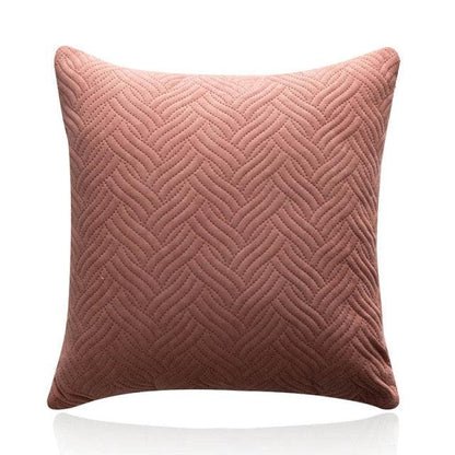 Beautiful Quilted Pillowcase Throw Pillow Covers Home Decor Velvet Square Throw Pillow Covers Decoration Pillow Cushion Sofa Living Room Simple Decorative Cushion Cover 45x45CM