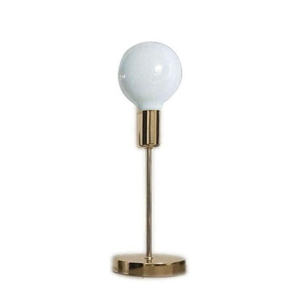 Bedroom Bedside Lamp Golden Modern Simple Model Room Décor Table Lamps College Dorm Study LED Desk Lamp E27 Table Light Fixtures Cute Study Lamps for Bedroom Décor