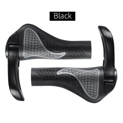 Bicycle Handlebar Grips Cycling Bicycle Accessories Non-Slip Bicycle Handlebar Grips Bike Handle Ergonomic Shockproof Bicycle Handle Grip With Adjustable Aluminum Lock For Mountain Bike