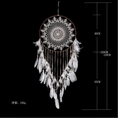 Big Dream Catcher Decor For Home Nordic Decoration Home Kids Room Decoration Wind Chimes Dream Catchers Hanging Dream-catcher For Wedding Festival Photography Gifts