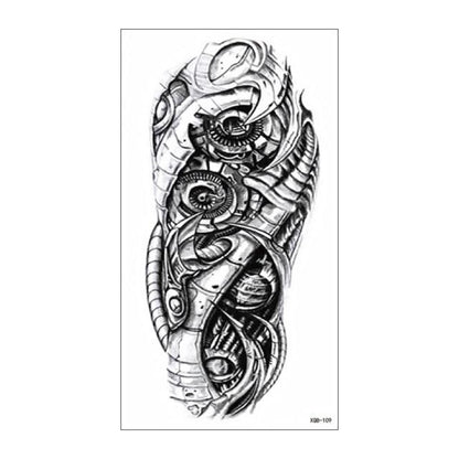 Big Tiger Lion Waterproof Temporary Sticker Tattoo Arm Legs Fake Tattoo Stickers For Adults Realistic Luxury Design For Mens Womens