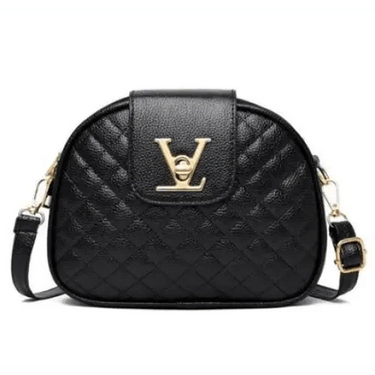 Black Beauty Women's Shoulder Crossbody Bag For Females Fashionable Handbag PU Famous Designer Clutch