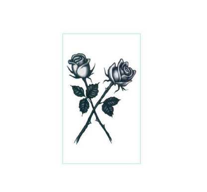 Black Clown Temporary Tattoo Sticker Body Art Arm Waist Fake Waterproof Tattoos Elegant Small Design For Men Women