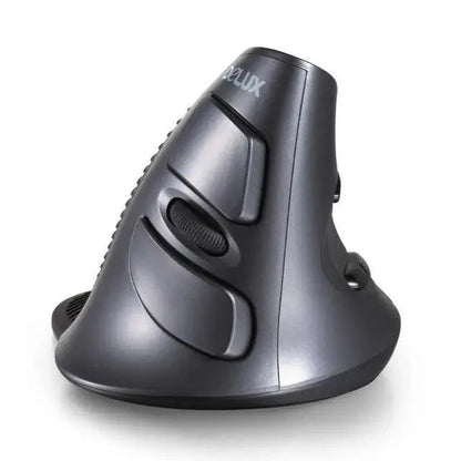 Black Ergonomic Design Vertical Mouse Adjustable DPI Optical Right Hand Mouse Reduce Wrist Pain 6 Buttons Modern Mouse For Computers Laptops PC