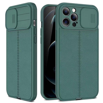 Black Leather Shockproof Phone Case on iPhone 13 11 12 14 Pro Max XR XS Max 14 Plus Camera Lens Protection Soft Back Cover Silky-Soft Touch Full-Body Protective Case Shockproof Cover
