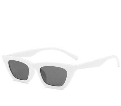 Black Rectangle Sunglasses For Women Retro Driving Glasses Vintage Fashion Style Cat Eye Sunglasses Women Small Cool Sun Glasses Luxury Eyewear