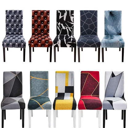 Black Spandex elastic wedding Chair Covers Anti-dirty housse de chaise office hotel chair cover seat  Chair Covers Protector Seat Case Chair Cover Seat Protector Super Fit Slipcover Stretch Removable Washable