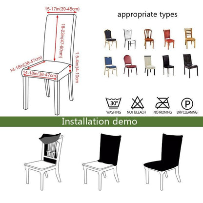 Black Spandex elastic wedding Chair Covers Anti-dirty housse de chaise office hotel chair cover seat  Chair Covers Protector Seat Case Chair Cover Seat Protector Super Fit Slipcover Stretch Removable Washable