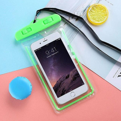 Black Waterproof Mobile Cover Pouch Mobile Case Phone Pouch for iPhone Outdoor Waterproof Phone Case Universal Bag For iPhone 13 12 11 Pro Max Waterproof Phone Pouch Case & Strap