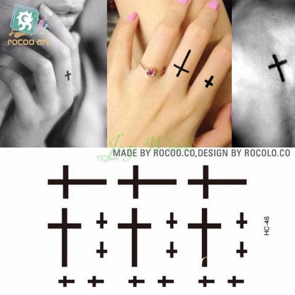 Black Waterproof Temporary Bird Tattoo Sticker Arm Leg Wrist Modern Small Tattoo For Womens And Kids
