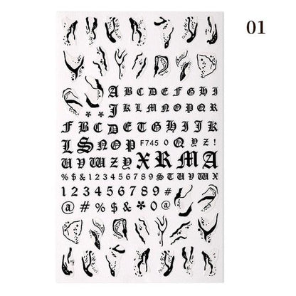 Blue Butterfly 3D Nail Stickers Flowers Leaves Self Adhesive Transfer Sliders Wraps Manicures Foils Decorations Decoration Tattoo Manicure Transfer Nail Decals Flowers Butterfly Designs Nails Supply Manicure Tips Design Nail Decoration