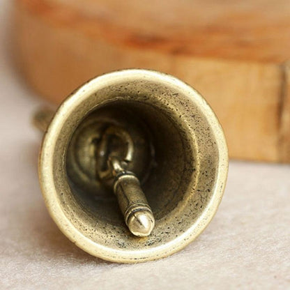 Brass Handicraft Die-casting Drop Magic Key Car Button Hanging Ornament Wind Bell Tibetan Bronze Creative Gift Home Decoration Pendant Best Birthday Gift