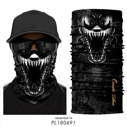Breathable Mask Bandana Neck Gaiter Cycling Face Mask Hiking Scarves Headband Summer Balaclava Neck Gaiter Tubular Buff Bandana Scarf Headgear Bicycle Half Mask Face Cover Venom Headband Summer Men Beanie Hat Windproof Head Scarves Neck