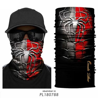 Breathable Mask Bandana Neck Gaiter Cycling Face Mask Hiking Scarves Headband Summer Balaclava Neck Gaiter Tubular Buff Bandana Scarf Headgear Bicycle Half Mask Face Cover Venom Headband Summer Men Beanie Hat Windproof Head Scarves Neck