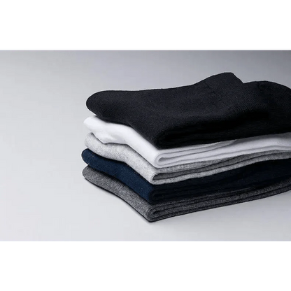 Business Simple White Cotton Socks 10 Pairs Men Breathable Socks Spring Summer Socks for Men Heavy Duty Reinforced Cotton Socks For Men