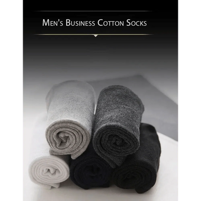 Business Simple White Cotton Socks 10 Pairs Men Breathable Socks Spring Summer Socks for Men Heavy Duty Reinforced Cotton Socks For Men