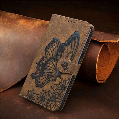 Butterfly Leather Flip Cover For iPhone 14  X XS XR 13 12 11 Pro Max 12 MINI Phone Wallet Case PU Leather Wallet Case Butterfly Flower Pattern Design Magnetic Flip Case Shockproof Protective Cover